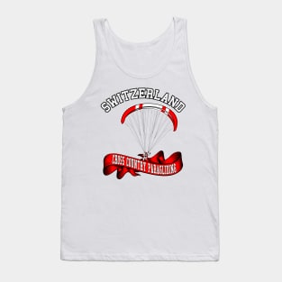 SWITZERLAND PARAGLIDING | 2 SIDED Tank Top